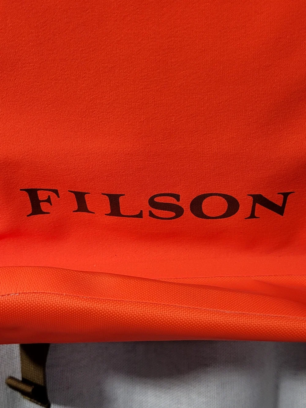 Filson 28L Dry Backpack Flame Orange - MINT Condition